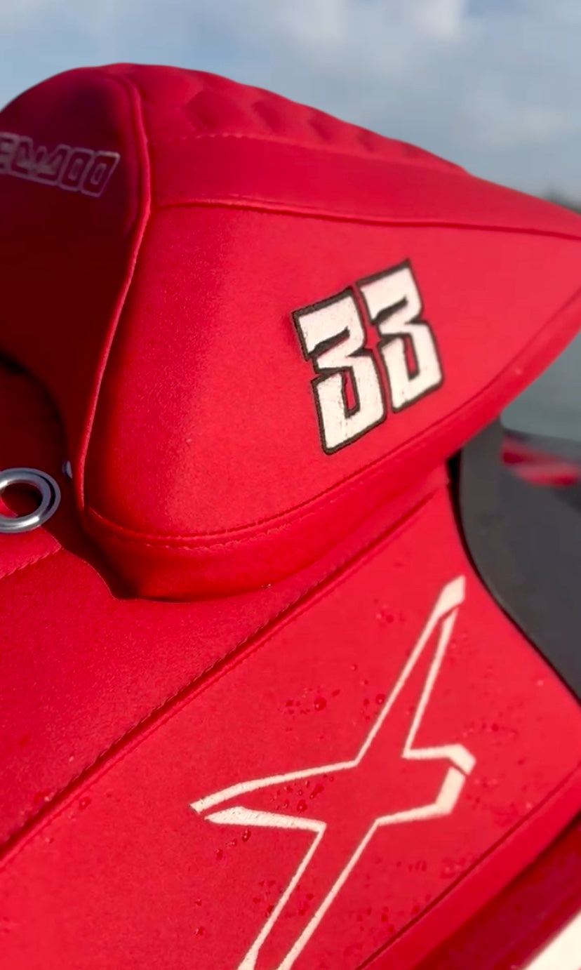 Custom Embroidered Logos on Seat Covers – UV Resistant & Built to Last