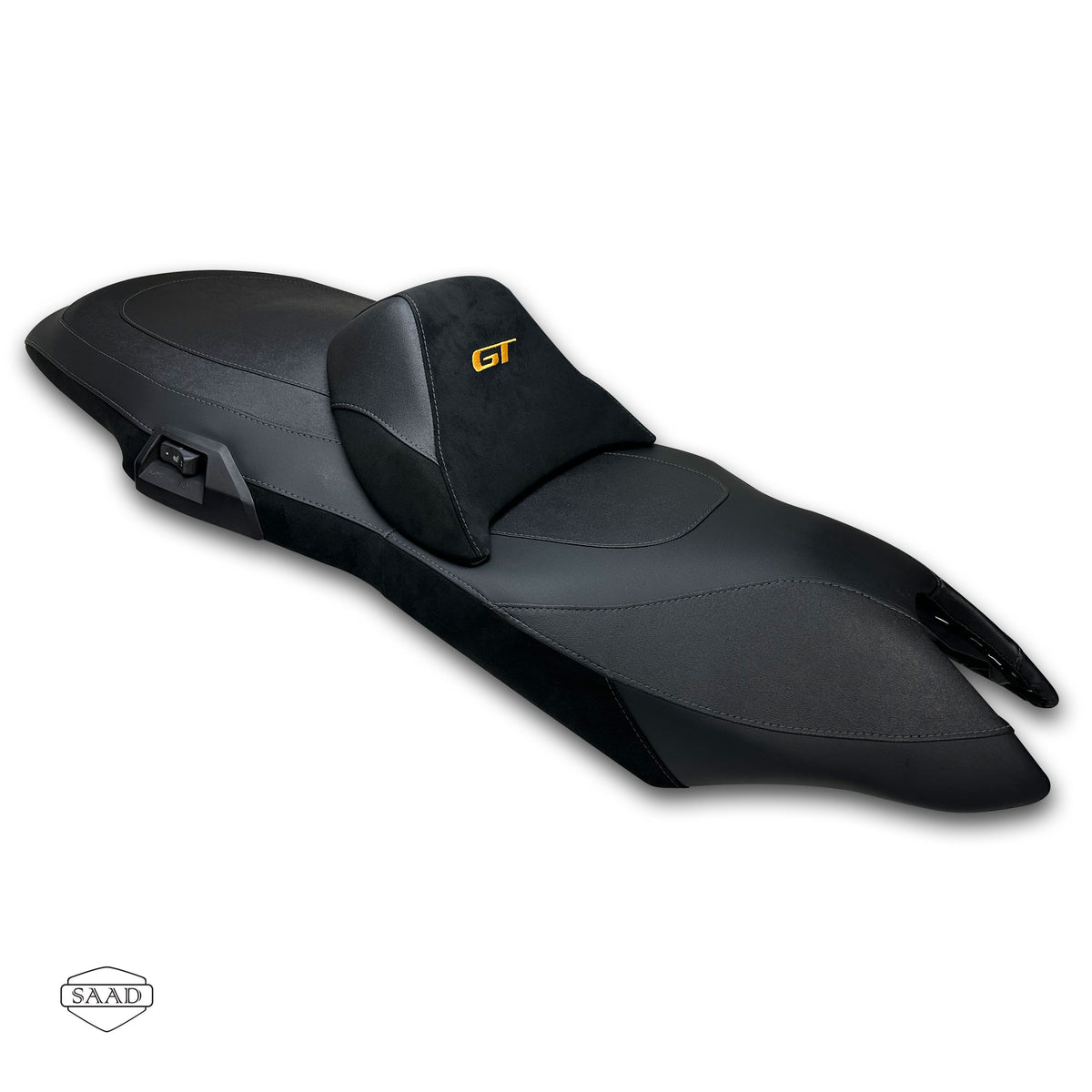 BMW C 650 GT (2012-2020) Seat Cover by SAAD Covers - Black-Gold