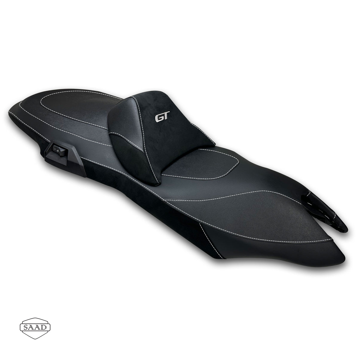 BMW C 650 GT (2012-2020) Seat Cover by SAAD Covers - Black-White
