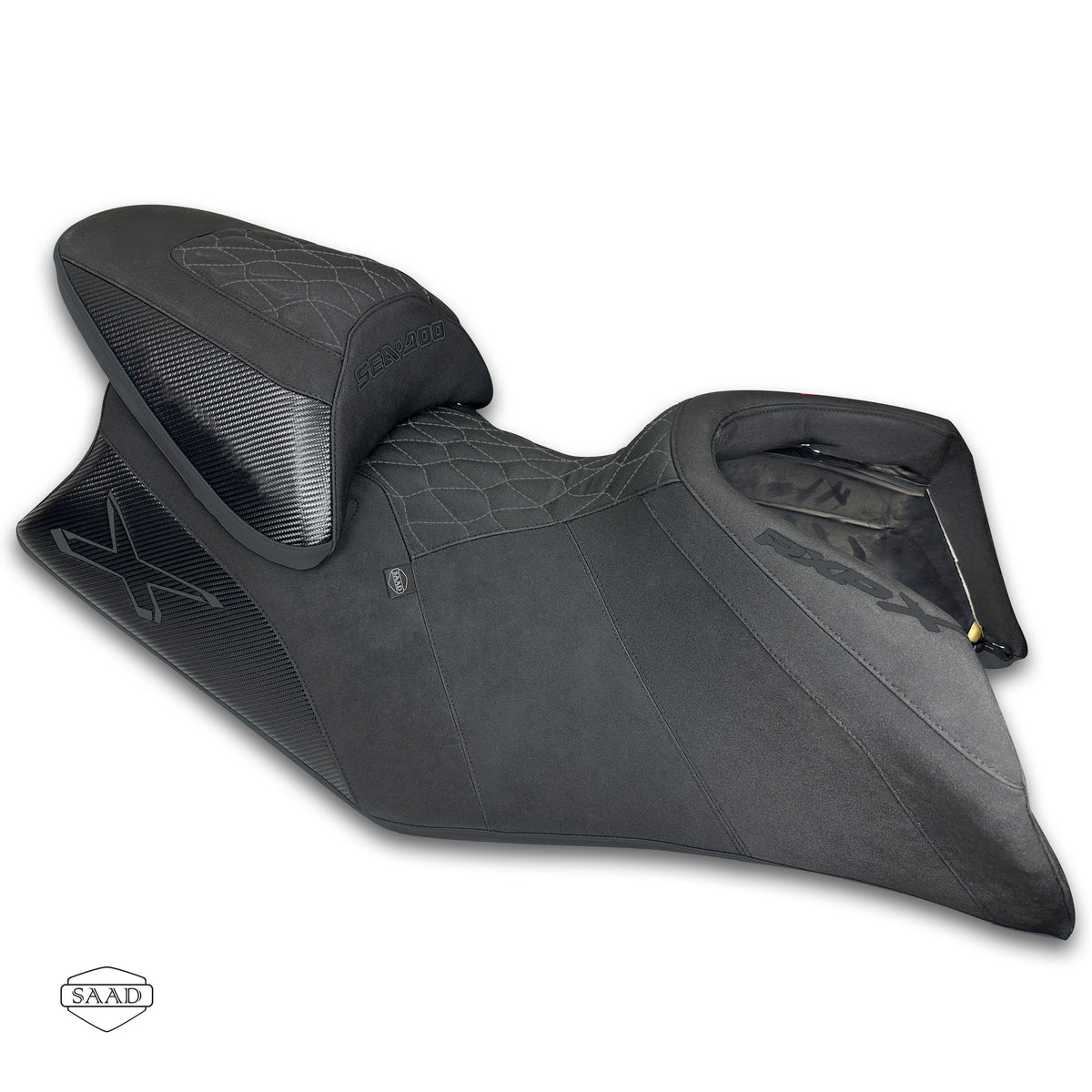 Sea-Doo RXP-X 300/325/350 (2021-2027) Seat Cover by SAAD Covers - Black-Dark Grey