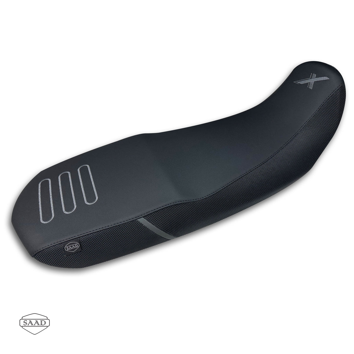 Rear view - CF Moto 800 MT-X (2025+) Ultra Grip seat cover by SAAD Covers